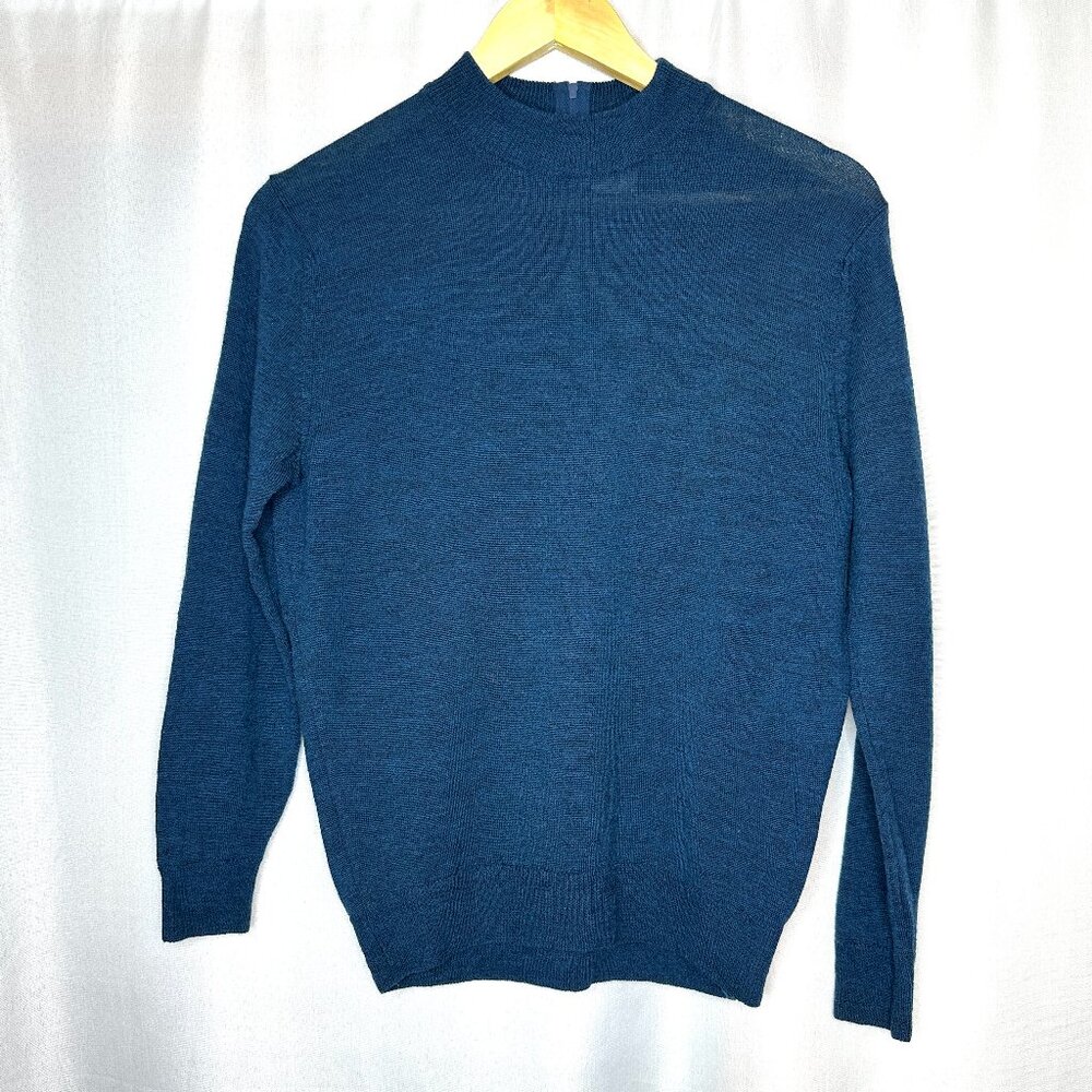 VTG Pendelton 100% Virgin Wool Mock Neck Sweater Made in USA Timeless, Sz 40/M‎